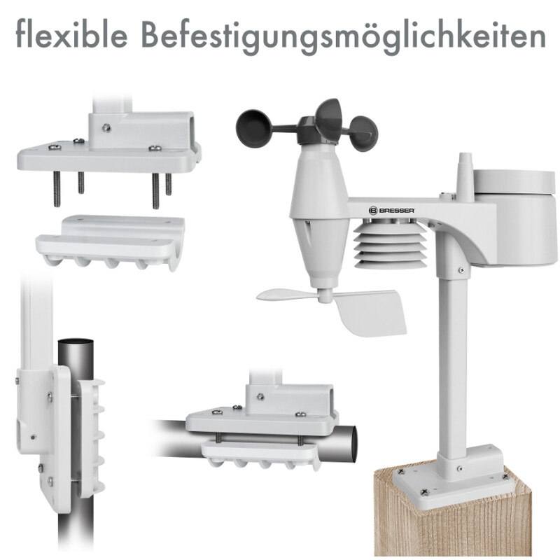Explore Scientific Väderstation WLAN-vädercentral med professionell 5-i-1-sensor V