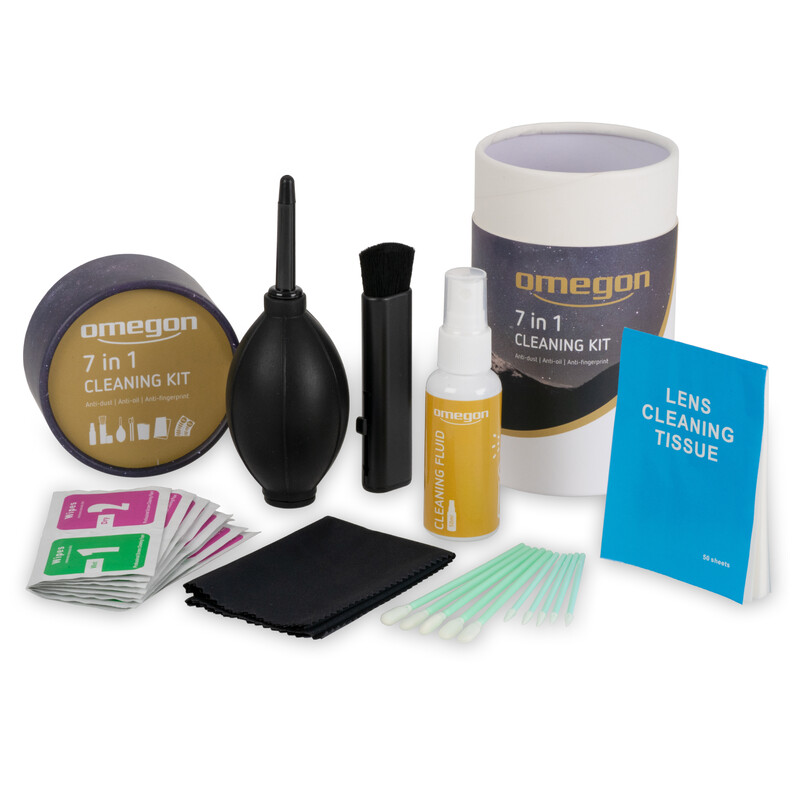 Omegon Optikrengöringsset 7 i 1