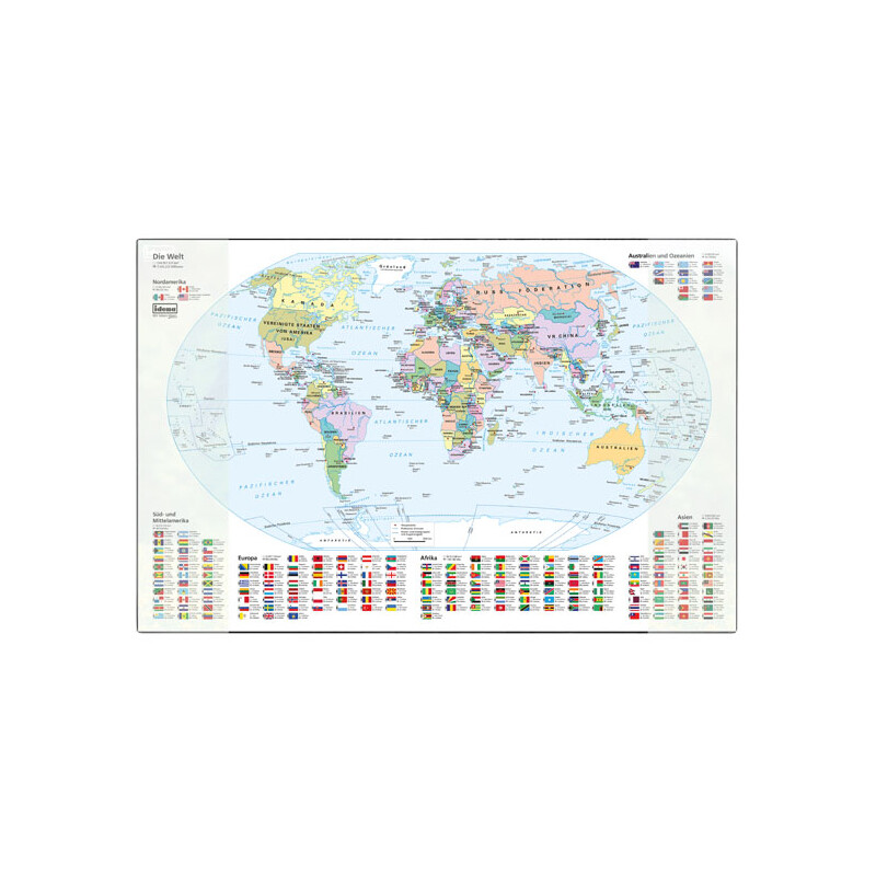 Idena Skrivunderlägg Världskarta