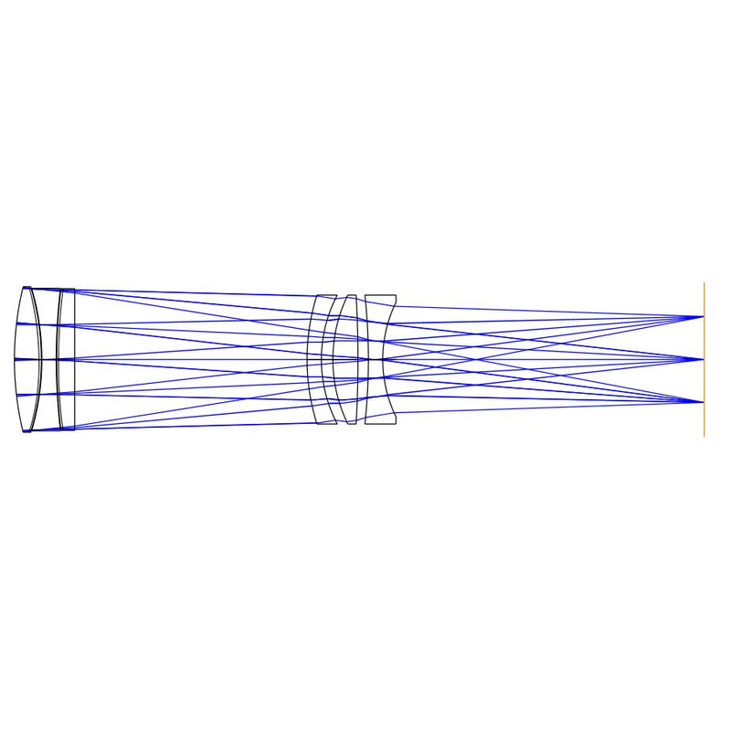 Omegon Apokromatisk refraktor Pro APO AP 40/180 OTA