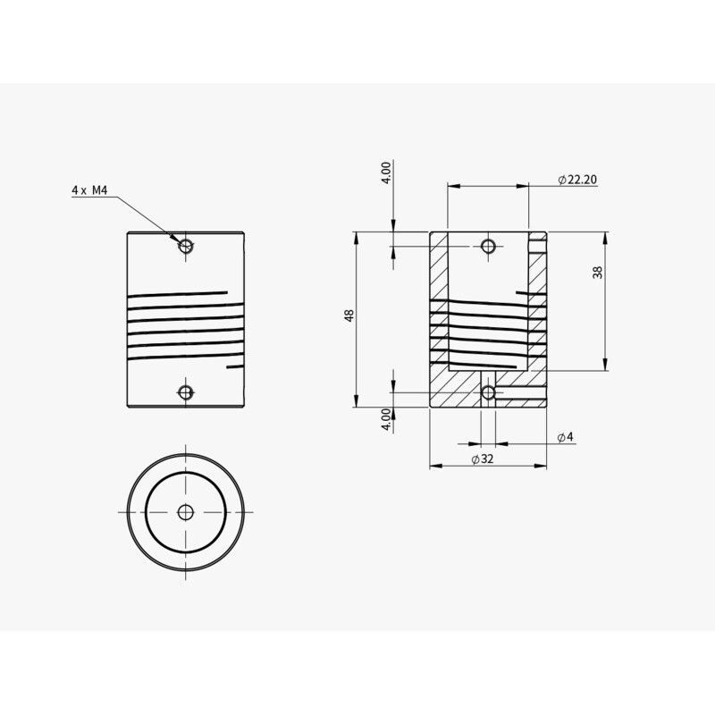 ZWO Adapter för EAF-fokusmotor till Celestron C11 & C14