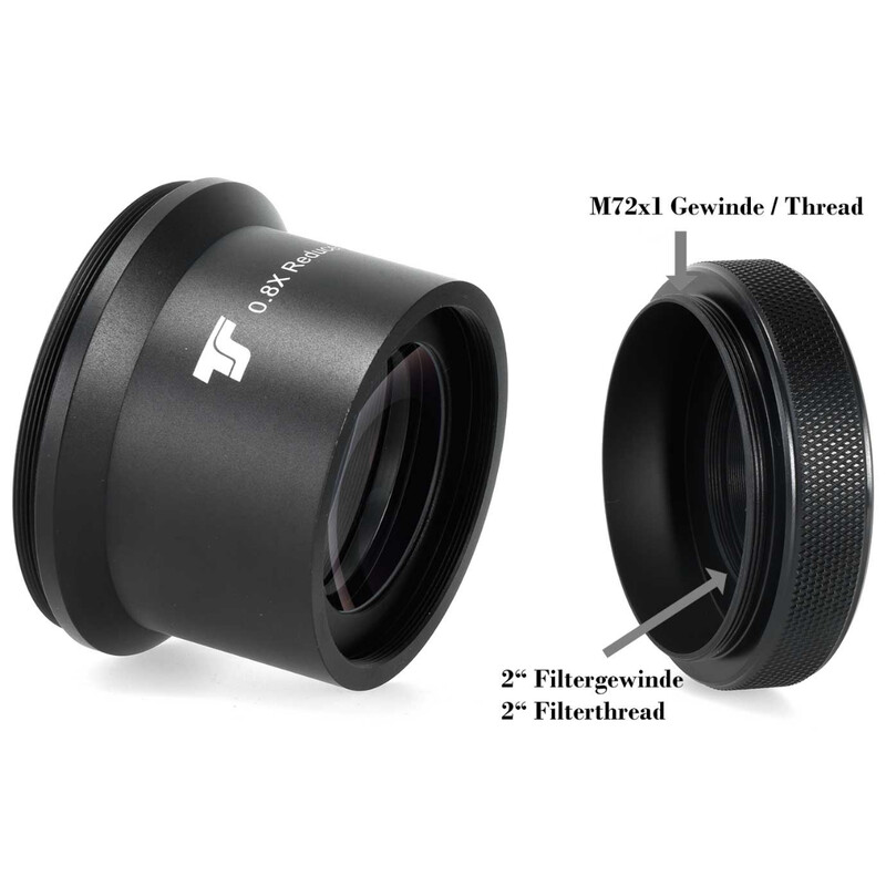 TS Optics Flattener 0,8x CF-APO 102