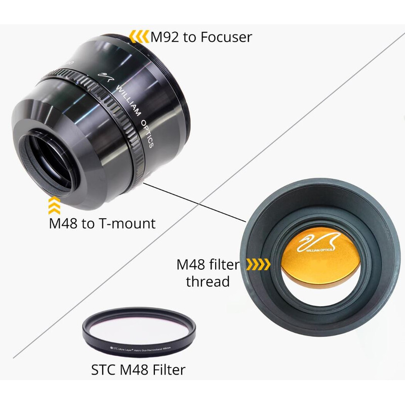 William Optics Full-Frame Flattener/Reducer 0.72x