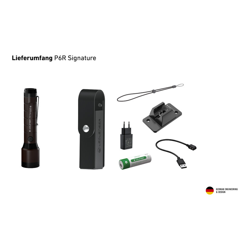 LED LENSER Ficklampa P6R-signatur