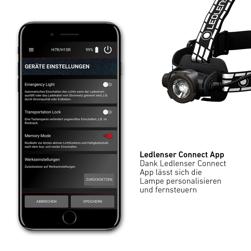 LED LENSER Pannlampa H7R signatur