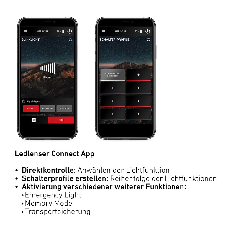 LED LENSER Pannlampa H7R signatur