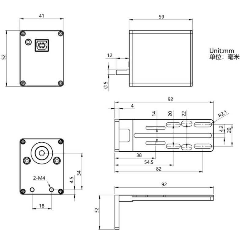 ZWO Electronic Automatic Focuser EAF Standard (5V)