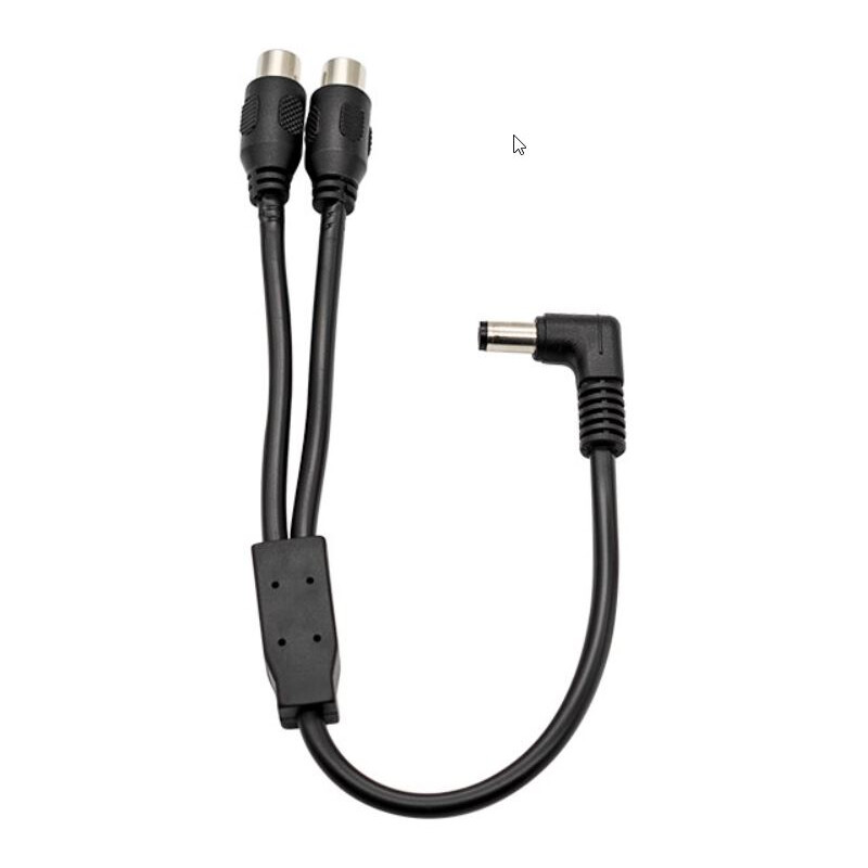 ZWO DC Y delad kabel (fatkontakt till RCA)