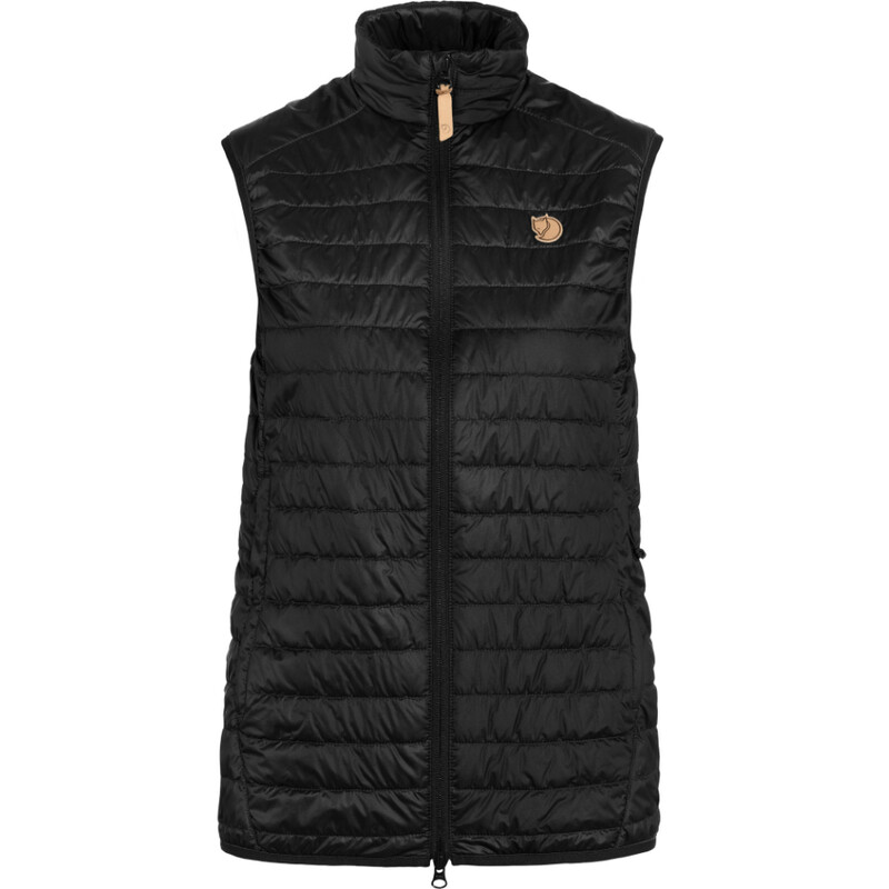 Fjällräven Abisko vadderad väst W, 550 Black, storlek S