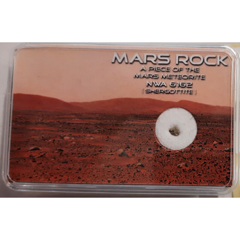 SR-Meteorites Meteoriter Äkta Mars meteorit NWA 6162 0,007 - 0,014 gram