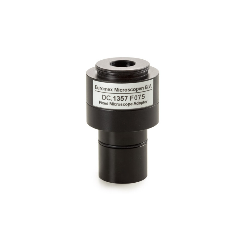 Euromex Kameraadapter DC.1357, 0,75x Objektiv, C-Mount, f. Ø 23,2mm rör, kort axel
