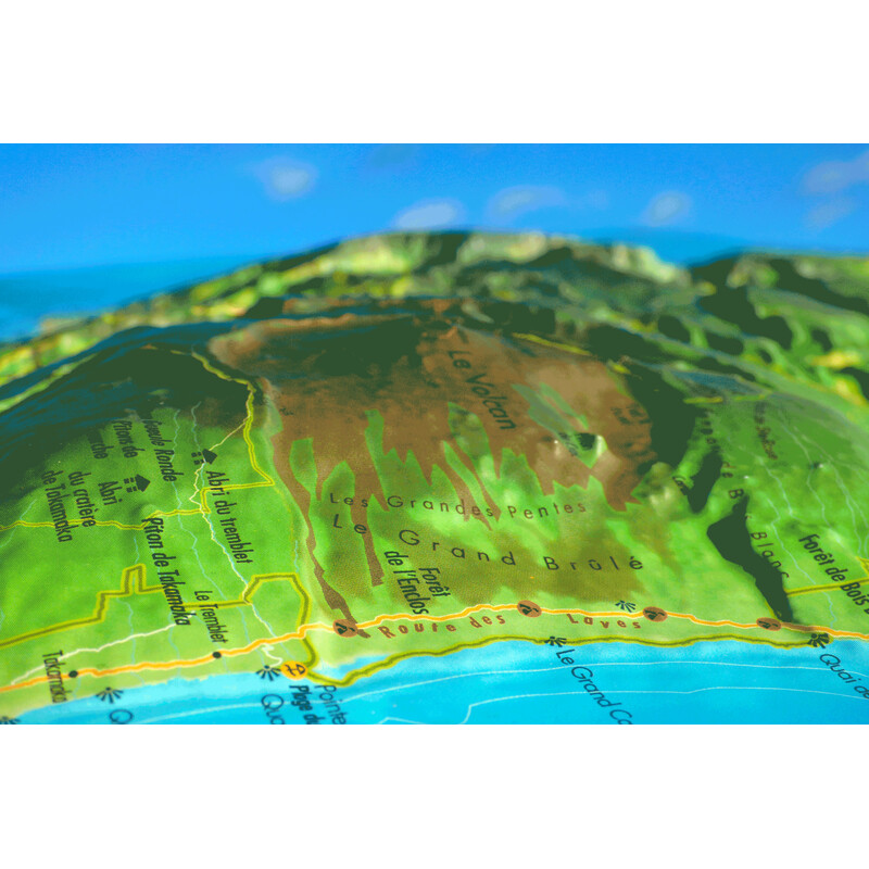 3Dmap Regionkarta La Réunion