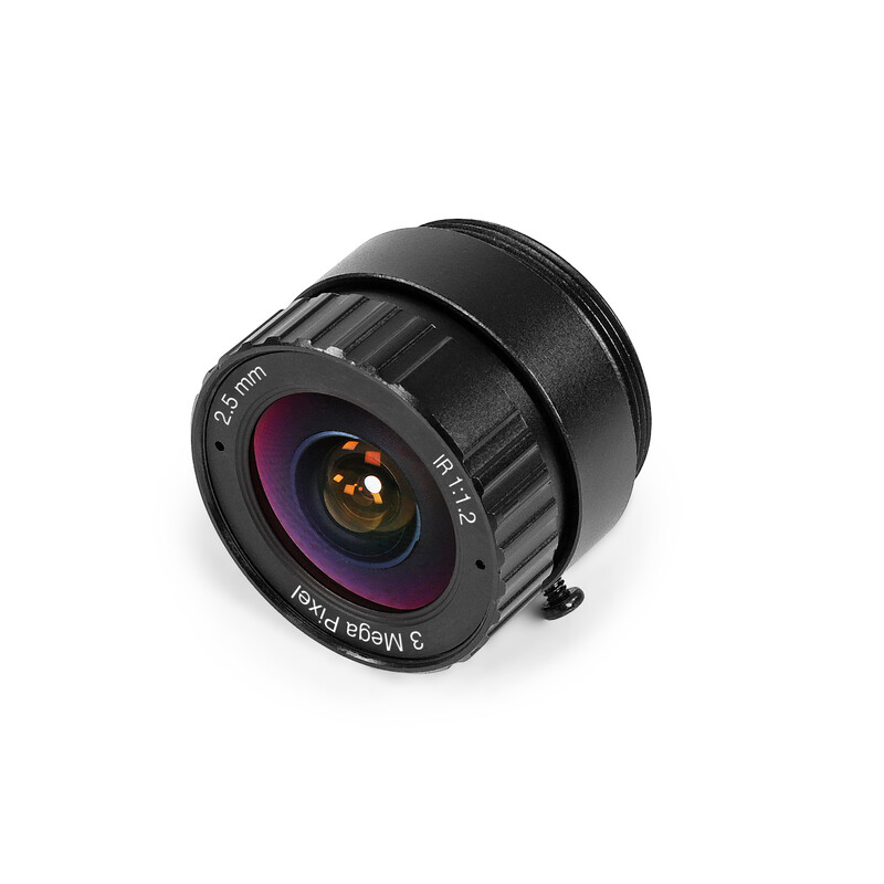 Omegon Objektiv med C-Mount 2,5 mm f/1,2