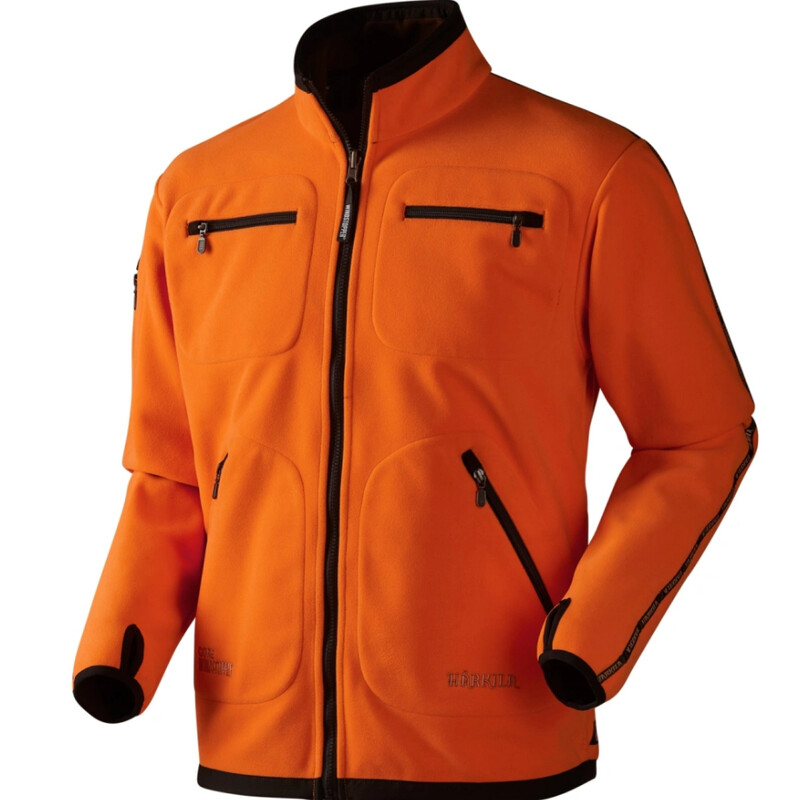 Härkila Kamko fleecejacka, Hunting green/Orange blaze, storlek XXL