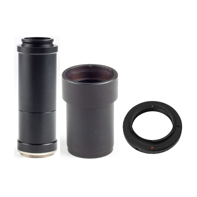 Motic Kameraadapter -sats (4x) f. Fullformat med T2-ring för Nikon