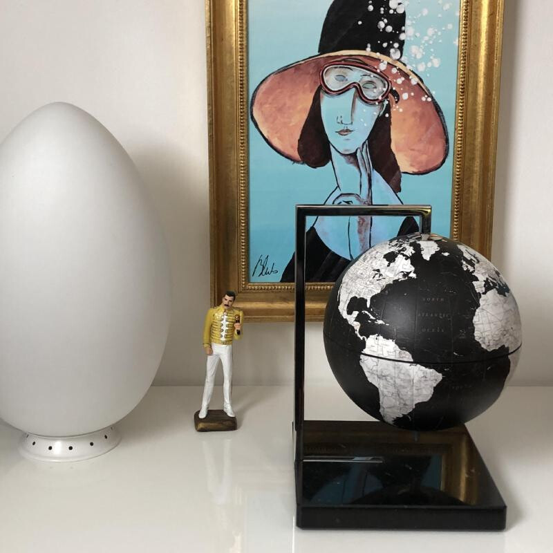 Zoffoli living Glob Quadra Black 22cm