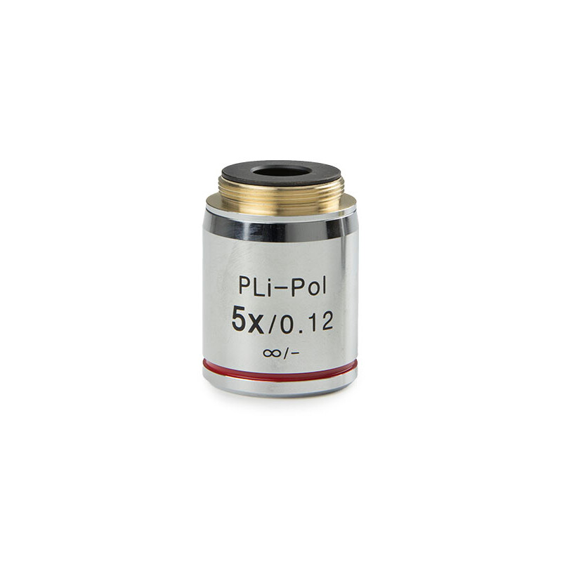 Euromex objektiv IS.7905-T, 5x/0,12, PLPOLi, plan, oändlig, spänningsfri (iScope)