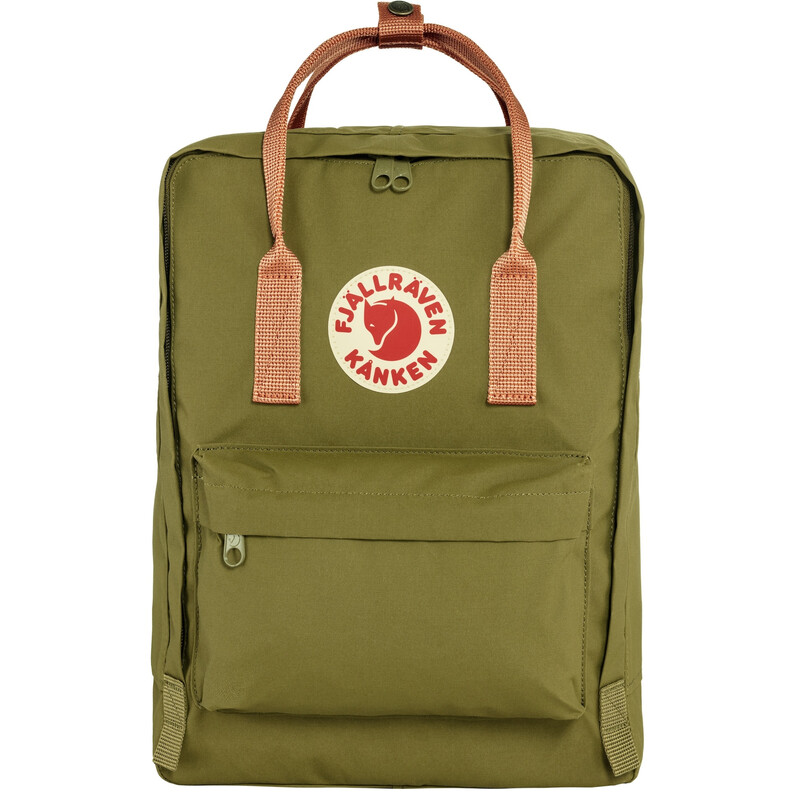 Fjällräven Ryggsäck Kånken 631-241 Lövverk Grön-Persika Sand