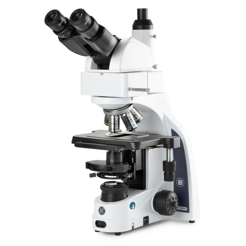 Euromex mikroskop iScope IS.1159-PLPHi, bino + fotorör, oändligt, Plan Phase IOS 100x-1000x, 10x/22 DL, Köhler LED