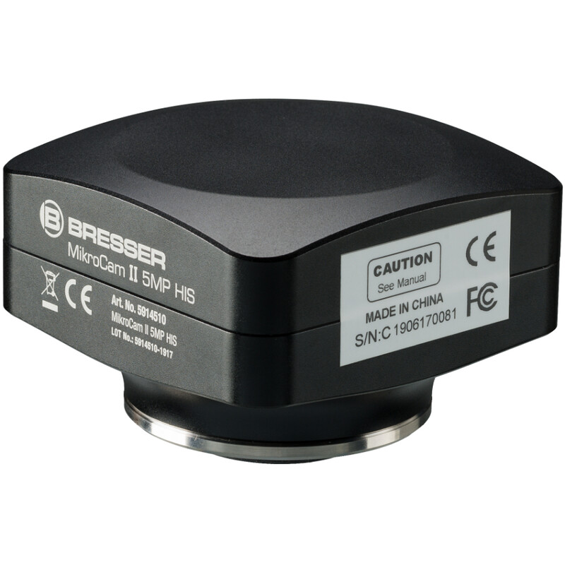 Bresser Kamera MikroCamII 5MP HIS, färg, CMOS, 2/3'', 3,45 µm, USB3