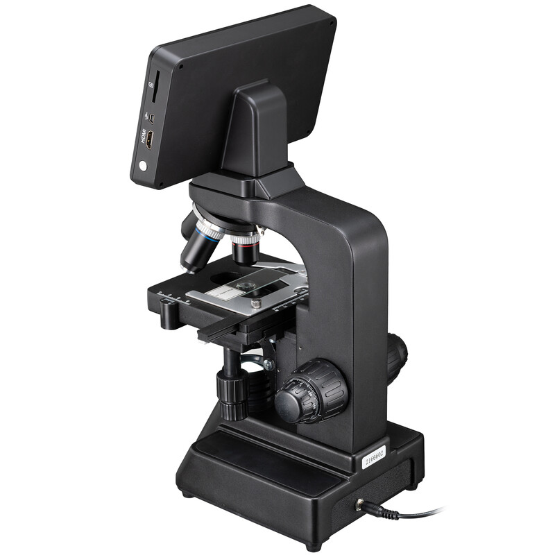Bresser Researcher LCD-mikroskop, skärm, 40x-600x, DL, LED, 16MP