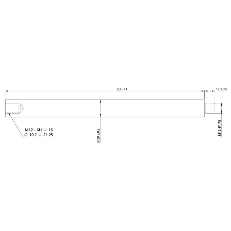 ZWO Motvikt Counterweight Bar for AM3 / AM5 / AM7