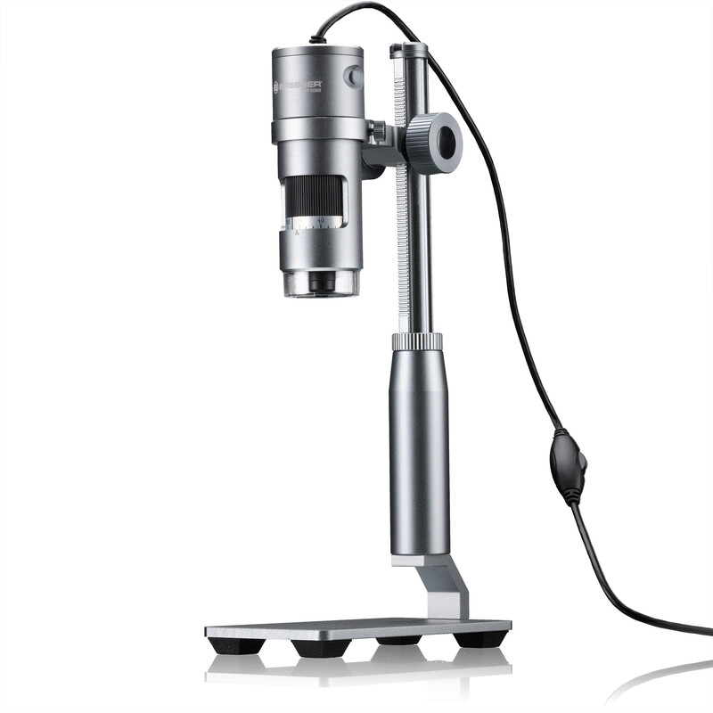 Bresser USB Digitalmikroskop DST-1028, skärm, 10x-280x, AL LED 5,1MP