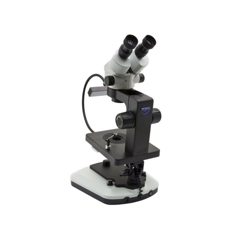 Optika Zoom-stereomikroskop OPTIGEM-10, bino, BF, DF, Greenough, b.d. 100mm, 10x/21mm, 0,7x-4,5x