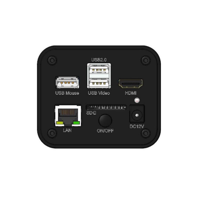 Optika Kamera C-HUB4K, färg, CMOS, 1/1,8 tum, 2,0x2,0µm, 30fps, 4K/USB/HDMI, 8Mp