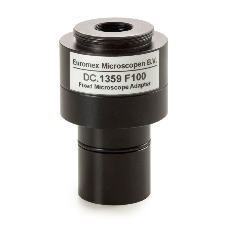 Euromex Kameraadapter DC.1359 1x Objektiv, C-Mount, f. 1 tums kameror, kort axel