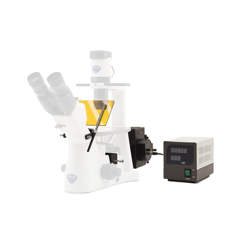 Optika Fluorescensenhet M-797 för IM-3, HBO 100W, B & G-filtersats, Filterhållare med 2 positioner