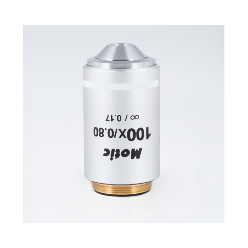 Motic Objektiv CCIS Plant, akromatiskt UC PL 100x/0,8, S-Dry (wd=1,7mm)