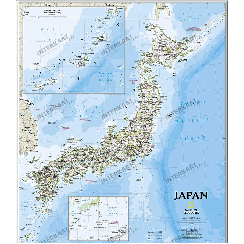 National Geographic Karta Japan