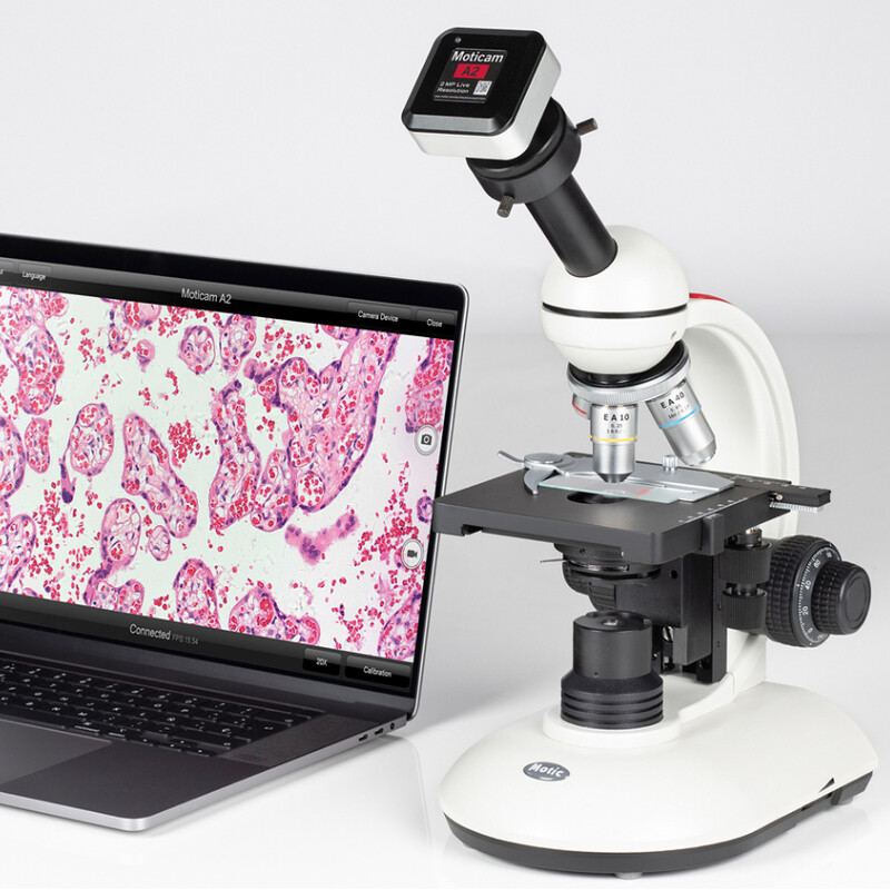 Motic Kamera A2, färg, sCMOS, 1/3.1, 2.7µm, 30fps, 2MP, USB 2.0