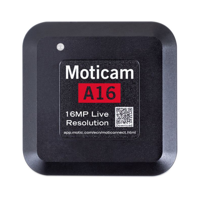 Motic Kamera A16, färg, sCMOS, 1/2.3", 1.34µm, 30fps, 16MP, USB 2.0