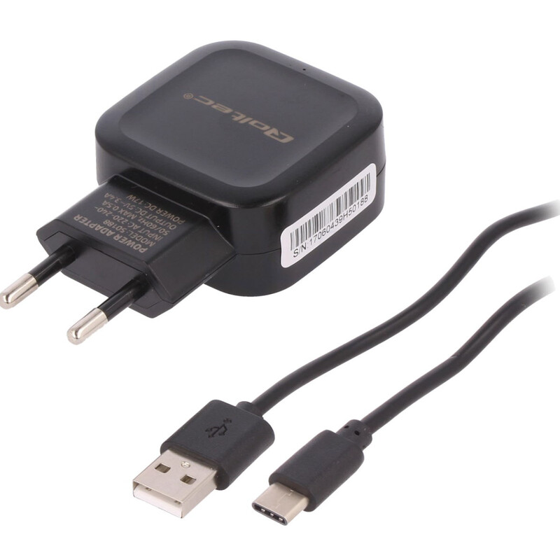 Pierro Astro 5V 3A Strömförsörjningsenhet med USB Typ-C kabel