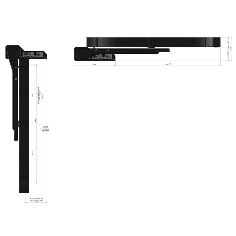 PrimaLuceLab Flatfield-mask GIOTTO 430 med ALTO teleskopiskt skydd