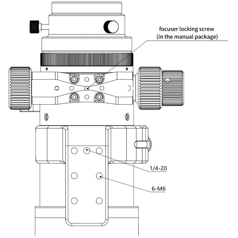 Omegon Apokromatisk Refraktor Pro APO AP 61/360 Triplet ED OTA + Pro Reducer 0.75x
