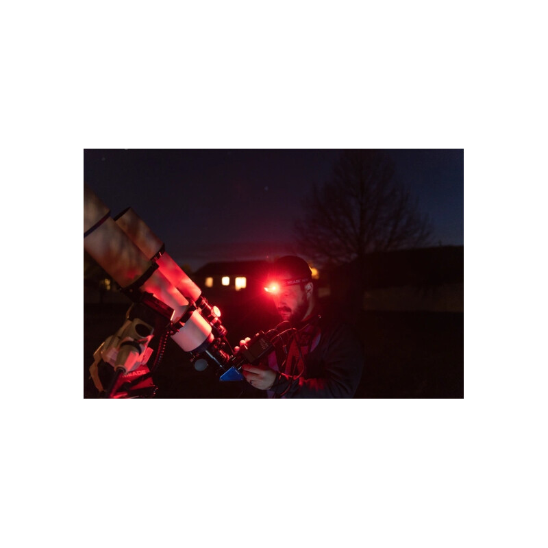 Meade Pannlampa med LED-lampor (röd/vit)