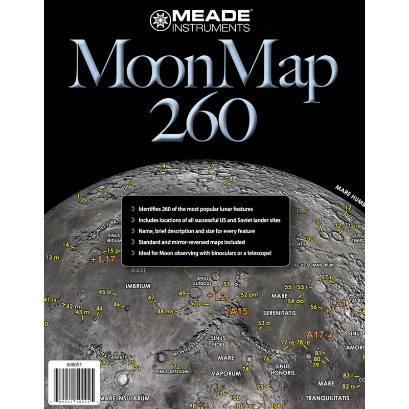 Meade Atlas Moon Map 260