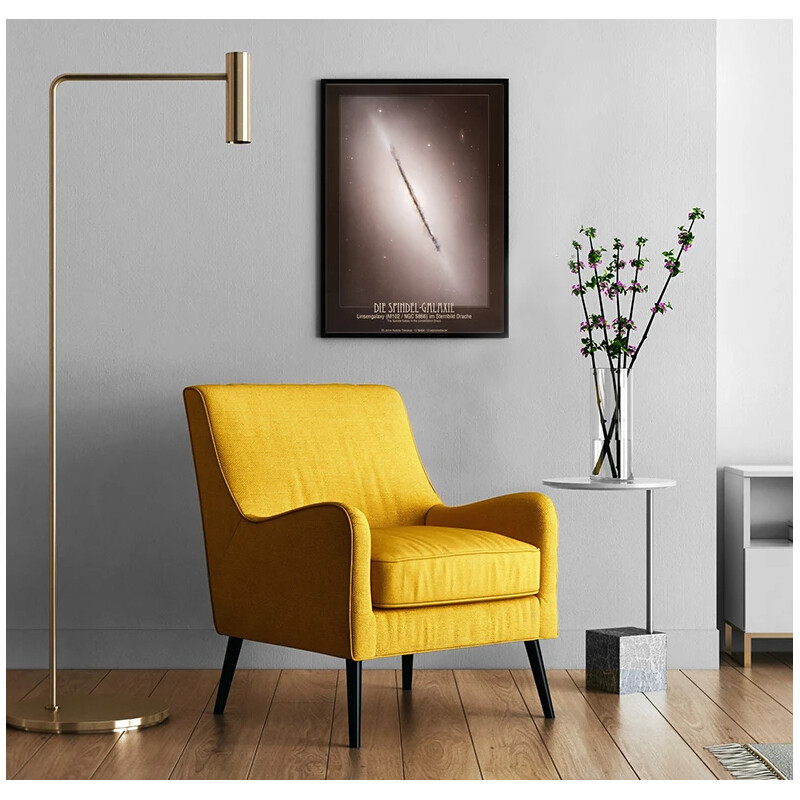 AstroMedia Poster Galaxen Spindeln