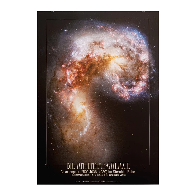 AstroMedia Poster Antenngalaxerna
