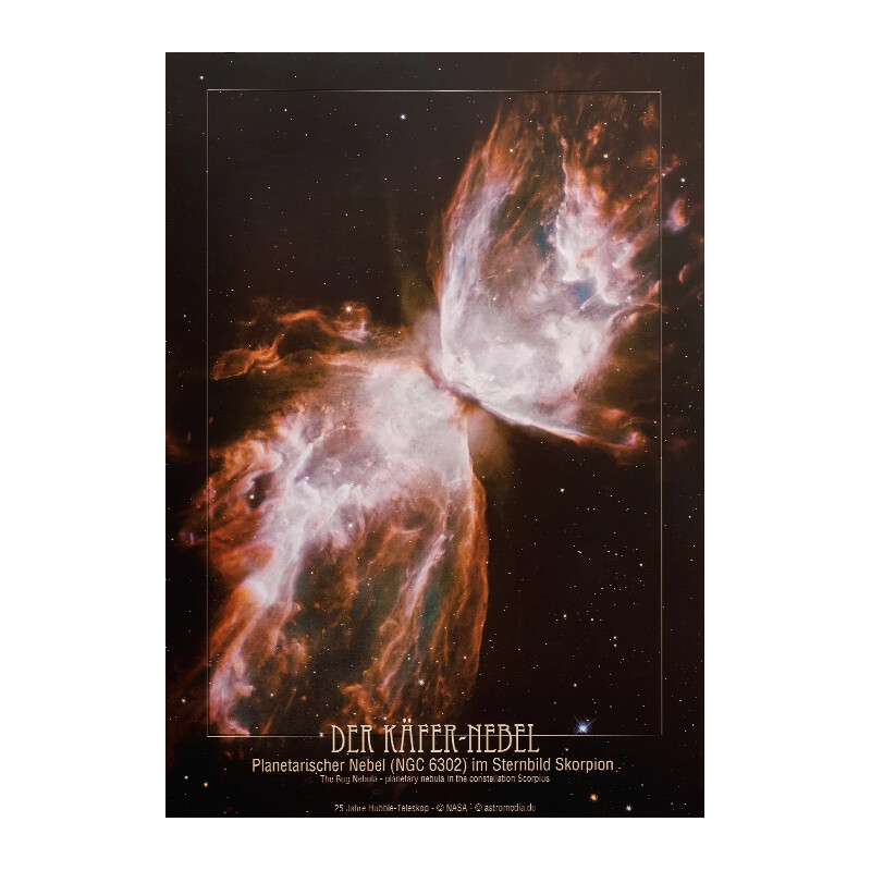 AstroMedia Poster Skalbaggsnebulosan NGC 6302