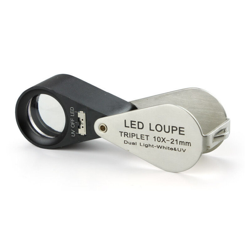 Euromex Lupp PB.5034-LUV, 10x akromatisk, LED, UV