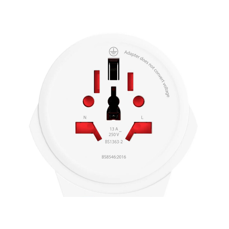 Skross Strömförsörjningsenhet Reseadapter World to Europe USB 1.0