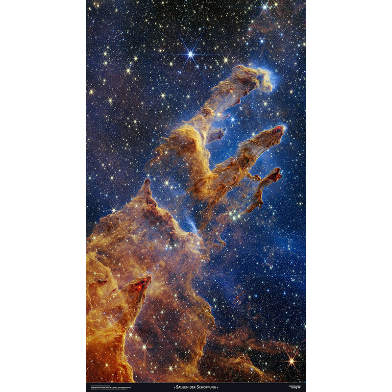 Astronomie-Verlag Poster Skapelsens Pelare 56cm × 100cm