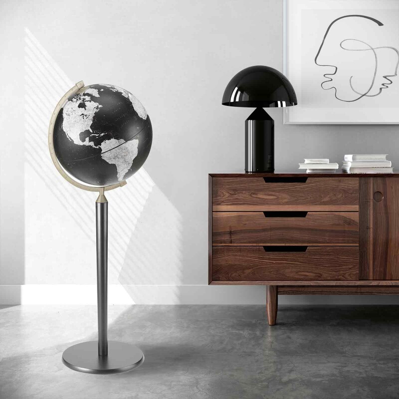 Zoffoli living Glob, golvmodell Vasco da Gama All Black 40cm