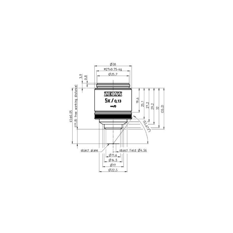 ZEISS Objektiv EC Epiplan 5x/0,13 M27