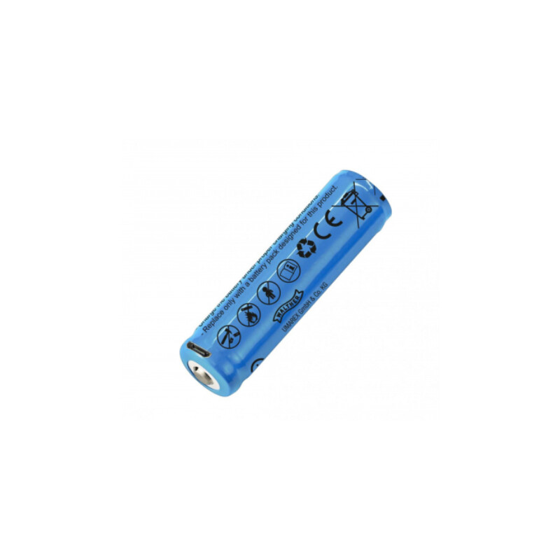 Walther 2600 mAh Li-Ion-batteri med Micro-USB-laddningsuttag