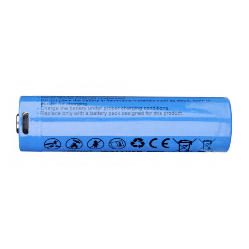 Walther 2600 mAh Li-Ion-batteri med laddningsuttag för Micro-USB